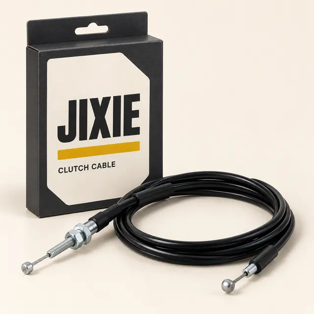 AI-generated JIXIE branding concept: JIXIE Clutch Cable