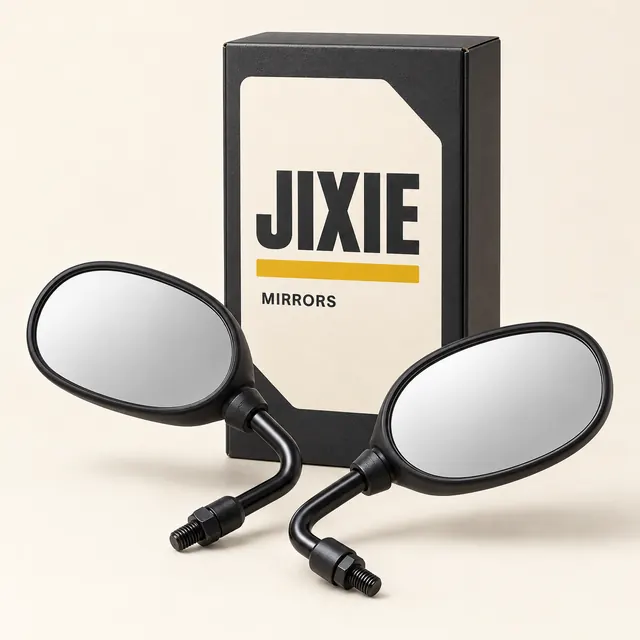 AI-generated JIXIE branding concept: JIXIE Rear-view Mirror Pair