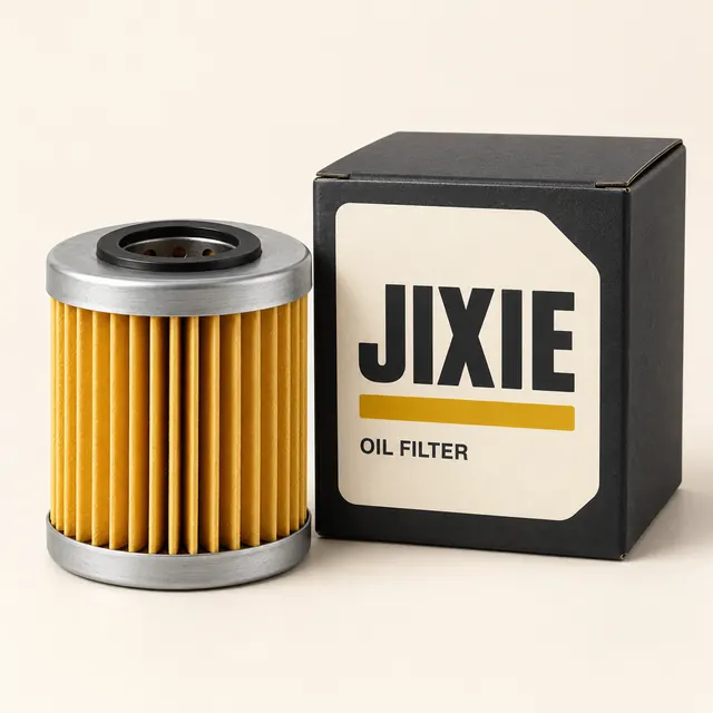 AI-generated JIXIE branding concept: JIXIE Engine Oil Filter